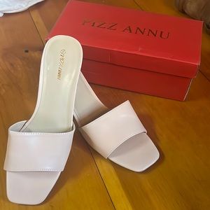 Nude Block Heel Sandal